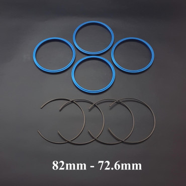 BBS wheel Hub Ring set • BMW 72.6 mm